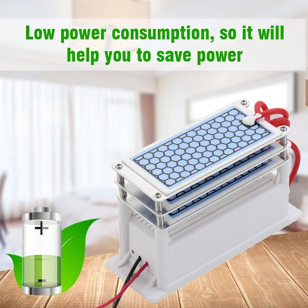 Long Portable 15g/h Integrated Tablets CACAGOO Generator Air Purifier Plate liquid Life Ceramic Three