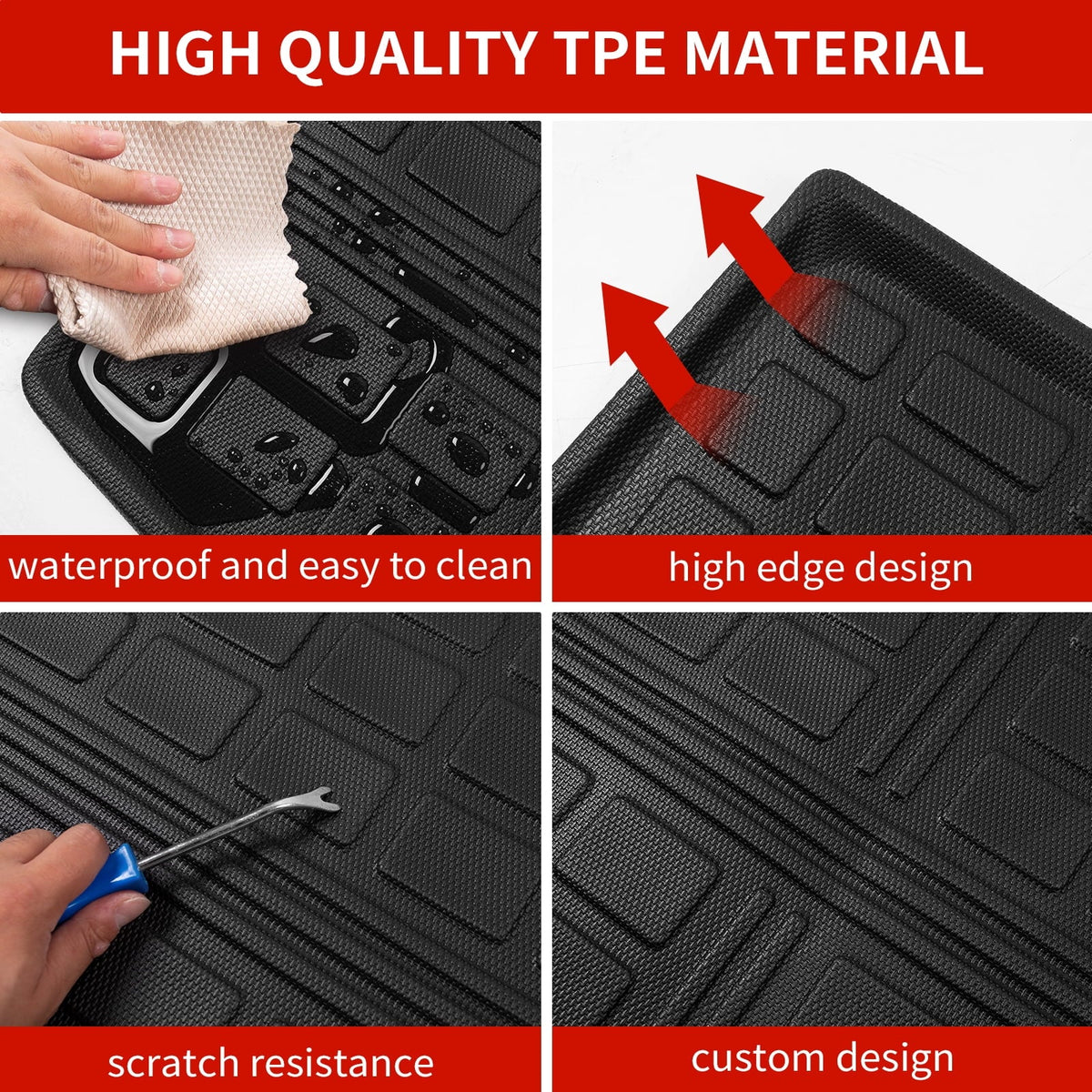 Cover Cargo Seat Yukon Back Protector Trunk Fit 2021-2023 Liner Chevy Mat Accessories Tahoe Chevrolet Tahoe Rear GMC