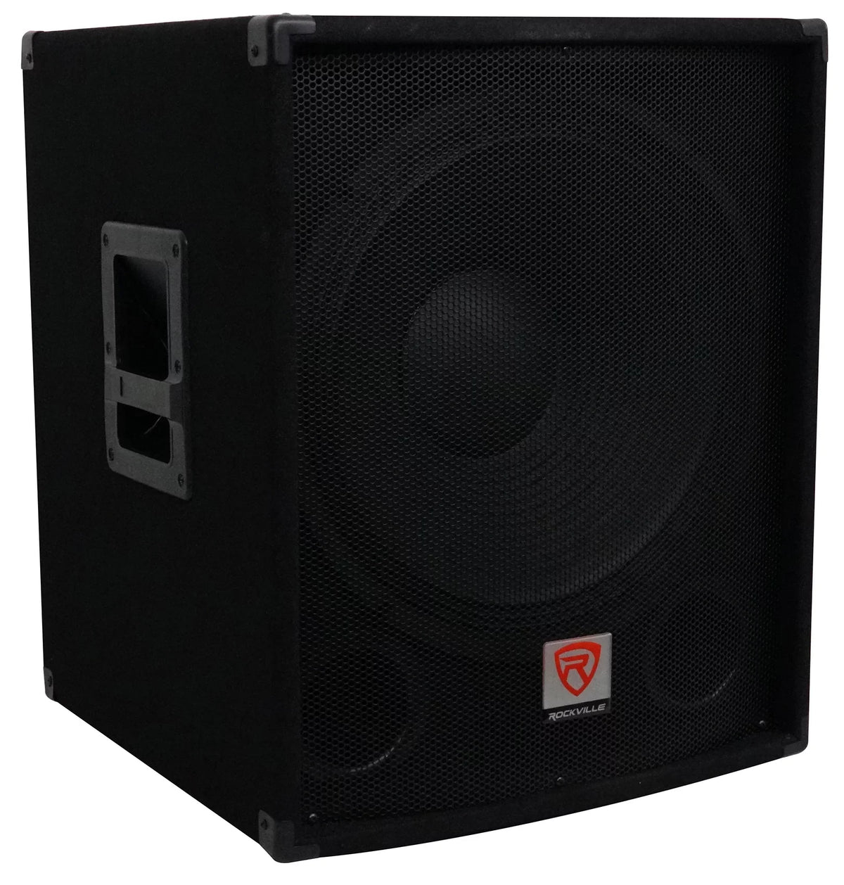Casters 18" Steel + 4-Ohm Pro Subwoofer Passive DJ Rockville Watt SBG1184 1000