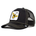 Original Unisex dimension Bee), Goorin (Queen The Trucker Black Farm Snapback Hat, Bros. One Adjustable
