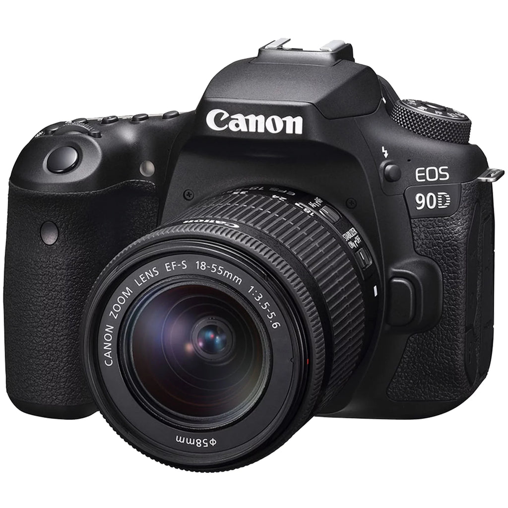 with Canon Camera ZeeTech EOS 64GB Tripod Card, and Flash, Lens, 75-300mm DSLR SanDisk 90D Bundle Backpack, 18-55mm, Accessory