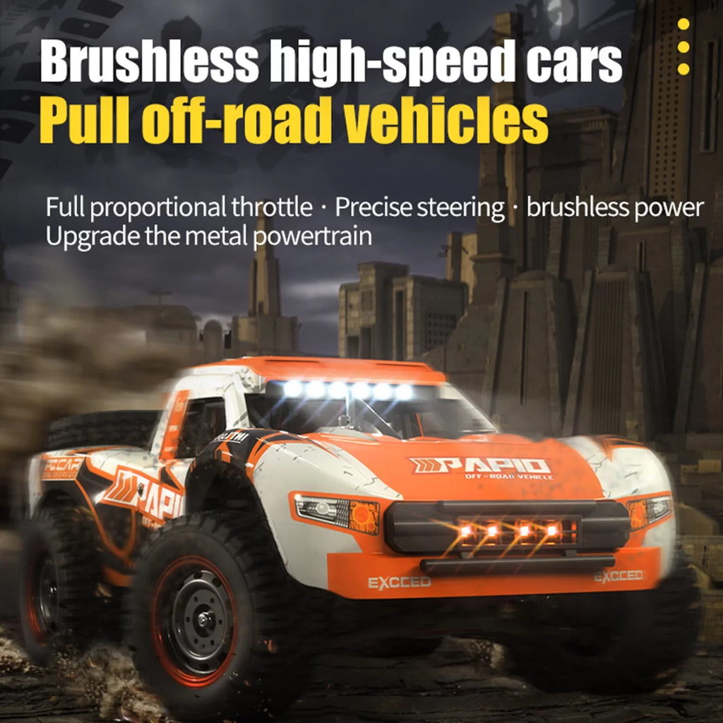 Proportional Pinnaco Off-road Brushless Control Car Remote Speed 4WD 2.4GHz 70km/h Truck