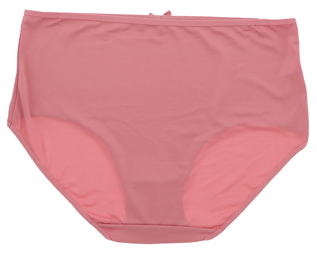 (5Pr) Classic Brief High Plus Dots) Rise Intimates Delta (X-Large, Pink Burke Sexy Floral Panties dimension Women's