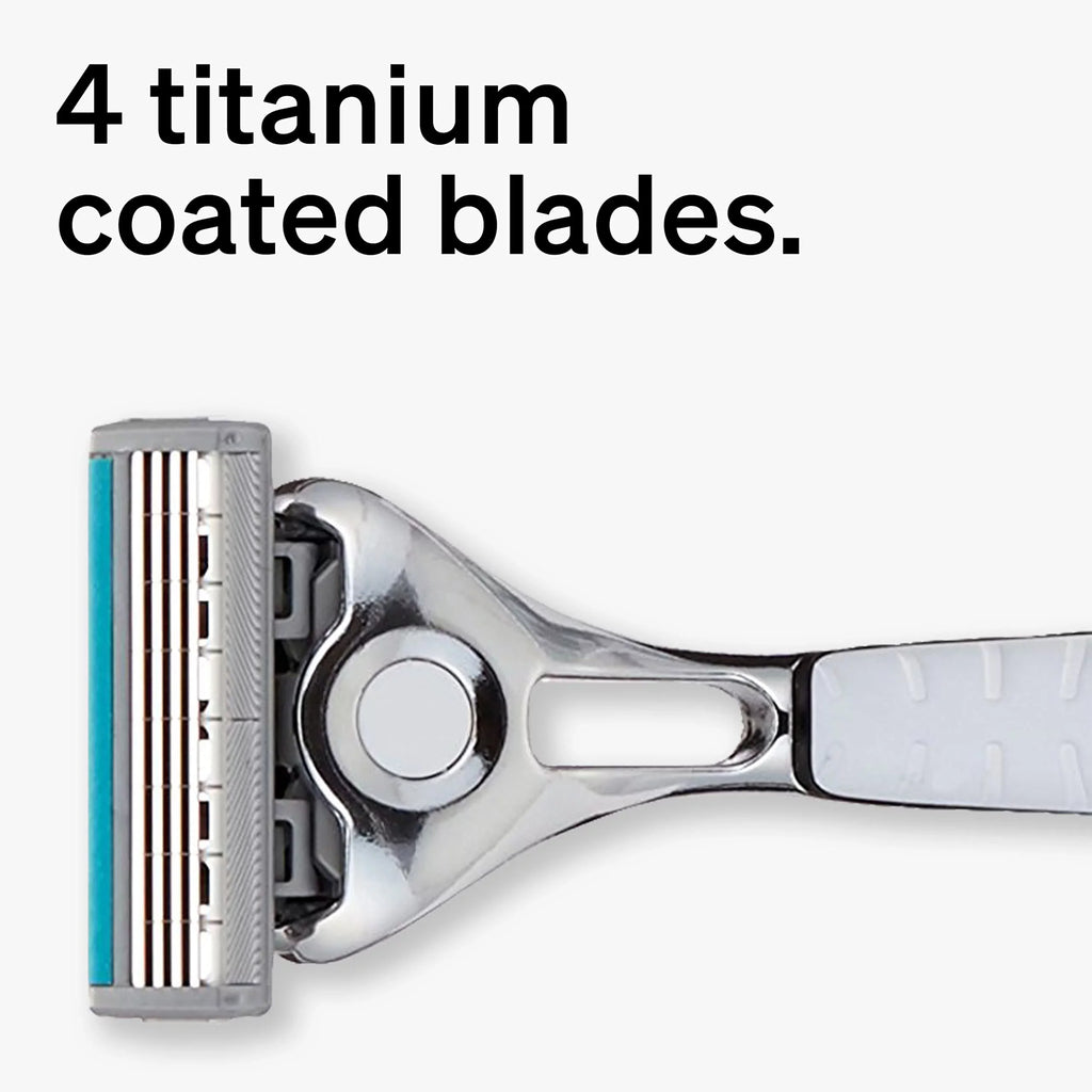 16 May Vary) Refill Schick Blades Quattro With Titanium Razor (Packaging