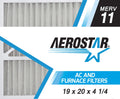Pack Aerostar Air Filter, 11 Pleated Air Filter, MERV AC 19x20x4 Furnace 2