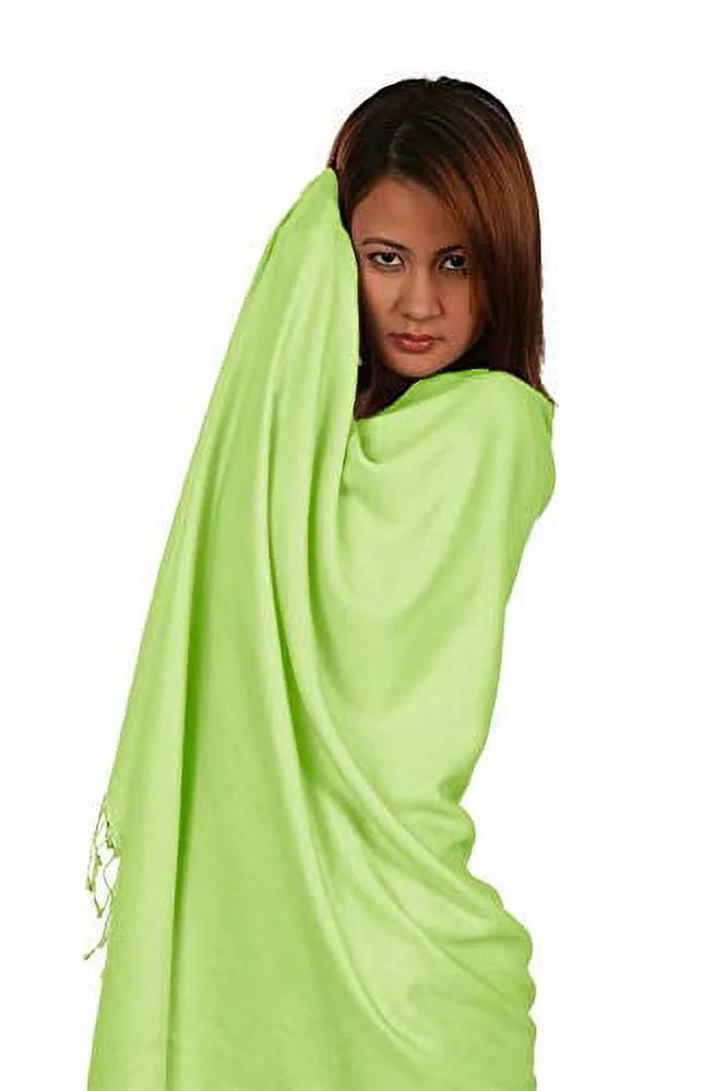 Scarf/Pashmina Scarf/Wool/Silk Green) (Mint Shawl/Cashmere/Cashmere Scarf/Scarves/Shawl/Shawls/Stole/Wrap/Pashmina
