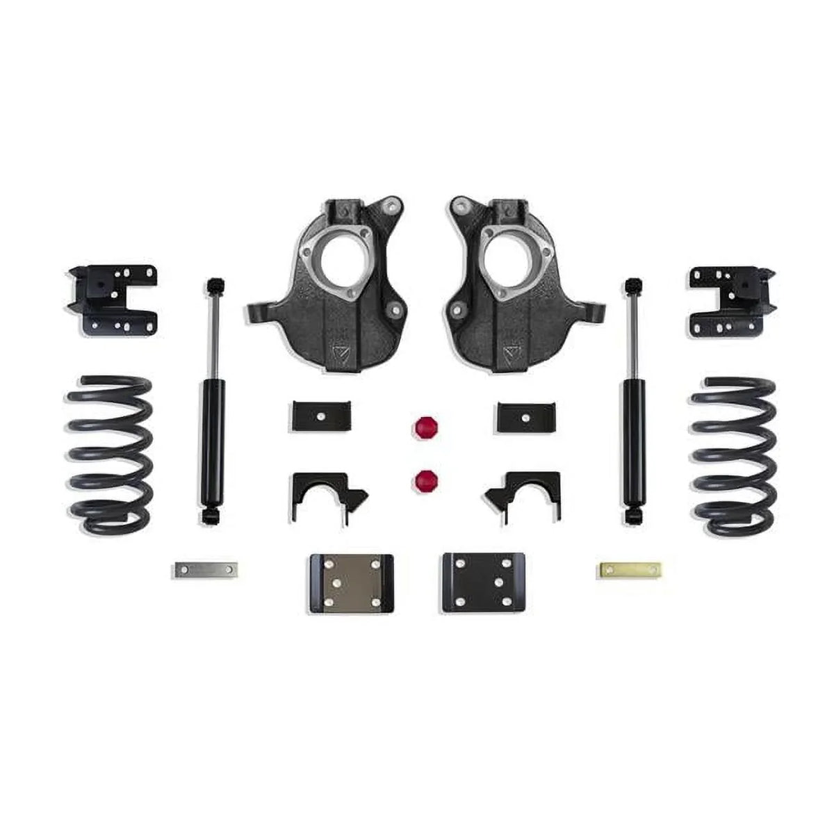 Non-magneride Kit Sierra in. Lowering 5 & 4WD Spindle Maxtrac 3 20 Silverado Suspension 2016-2018 1500 Model for 2WD to