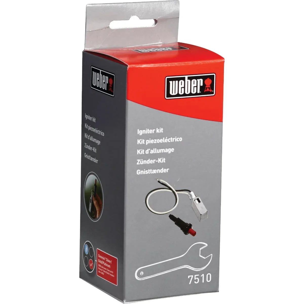Igniter Grill Kit Replacement PK, 1 Genesis Weber Gas