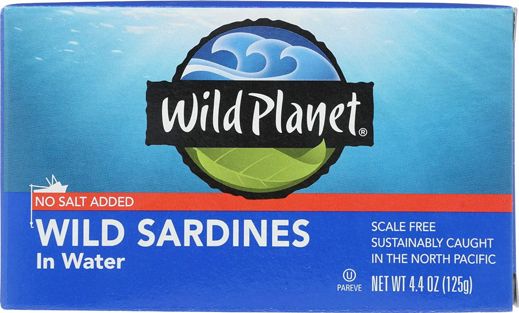 liquid Case Of In - Sardines Wild - Oz. 4.375 Planet 12