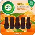 Essential 5 Wick Essential Mist Air Orange, Sweet Refill, ct, & Oils Mandarin Diffuser, Air Freshener