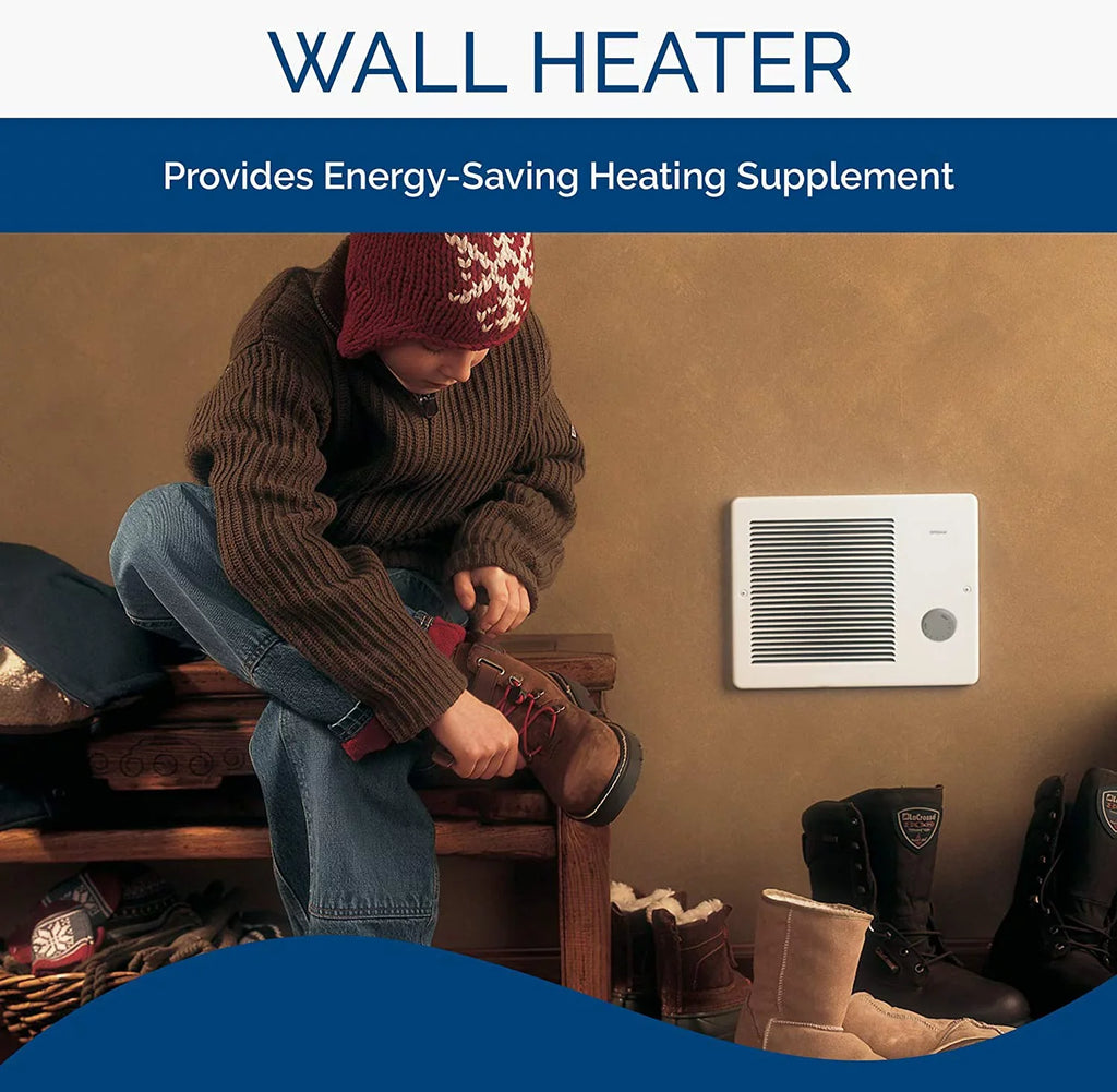 White - Wall Heater Broan 170
