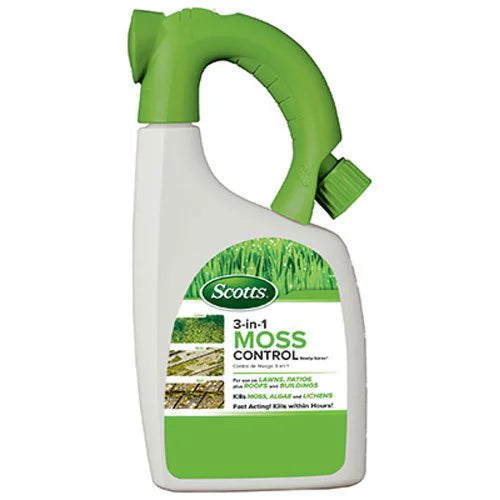 MossEx Lichens 3300210 Algae 12 32-oz. Killer, Spray Moss, Ortho & Quantity -