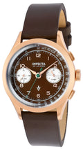 Dial Brown Invicta Multifunction Watch 37058 Men's Quartz Vintage