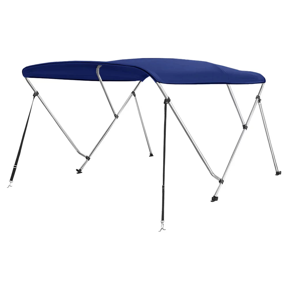 Blue L Boat Cover 6' Bimini Bow Navy 3 79”-84” W Top High New 46" x