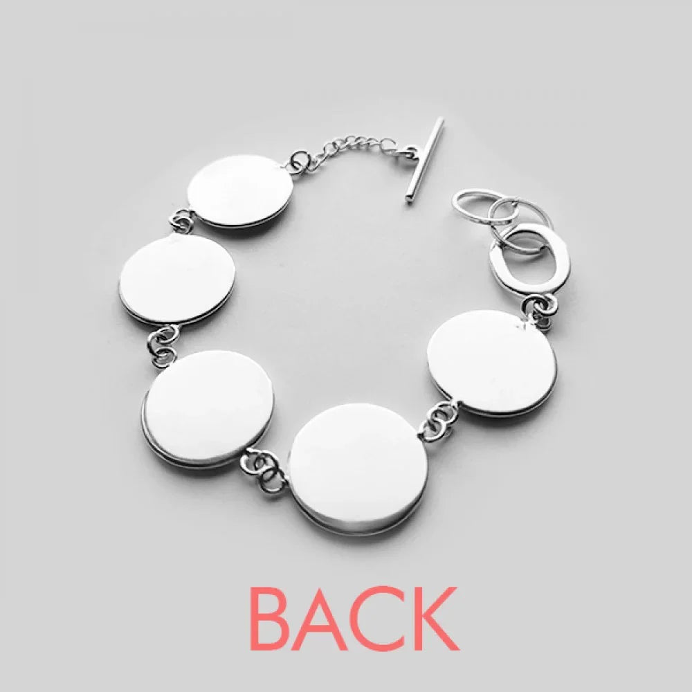 Heart Bracelet Jewelry Charm Design Bangle Electrocardiogram Chain