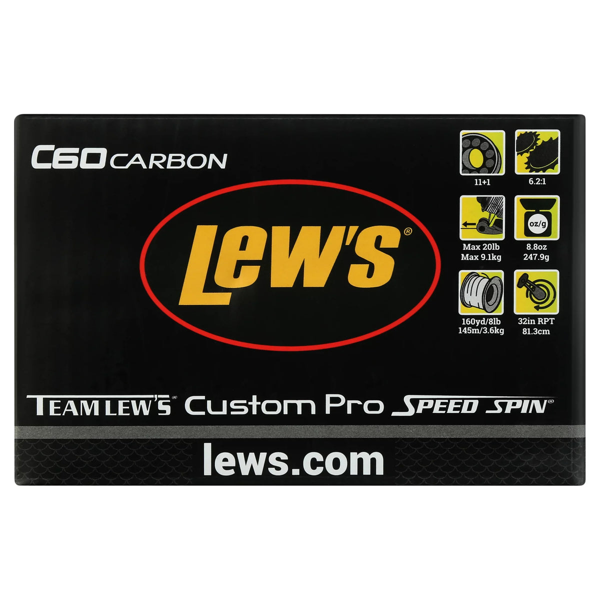 Speed Spinning dimension Lews Custom 2000 Pro Reel Spin