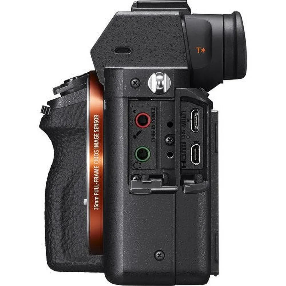 Mirrorless With , FE Camera Additional Accessories Alpha Memory 24-70mm Essential Lens, Reader Soft Plus ILCE7SM2/B Card 64GB a7S II Bag, Battery, Card,