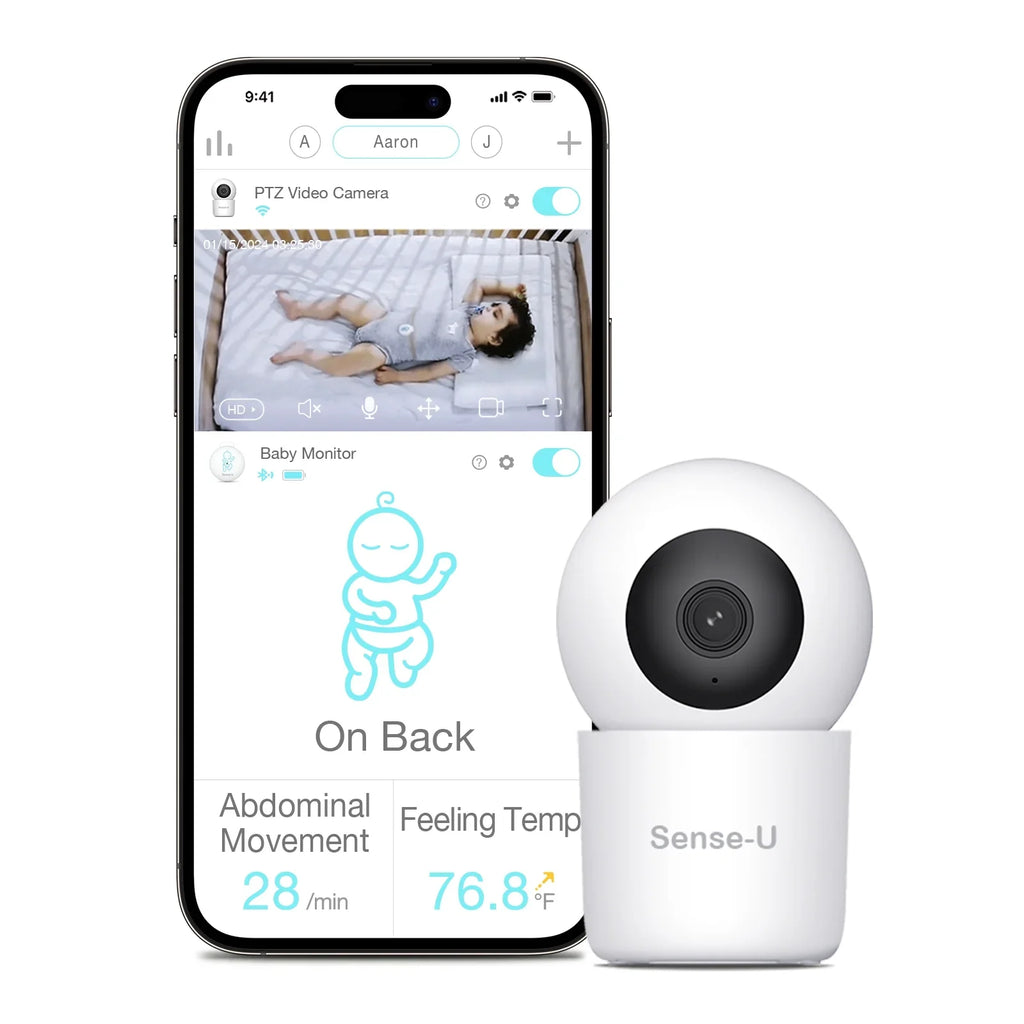 Pan-Tilt-Zoom, No Smart Zone Talk, 2-Way Background Sense-U with Detection, Monitor(FSA&HSA Eligible) Video Night Vision, Fee, Person/Baby Baby Activity Audio, Monthly Crying 2K Sound/Motion