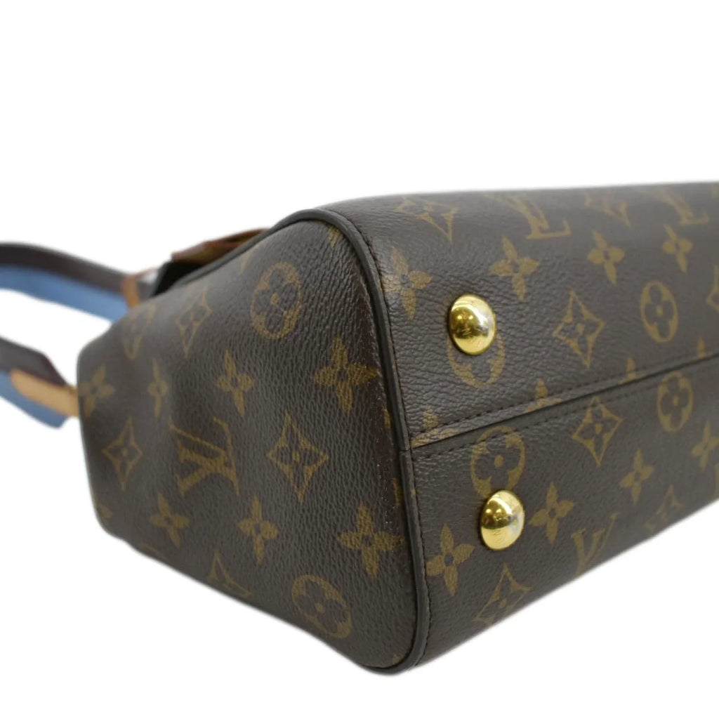 Monogram Pre-owned Shoulder Brown MM Bag Canvas Cluny