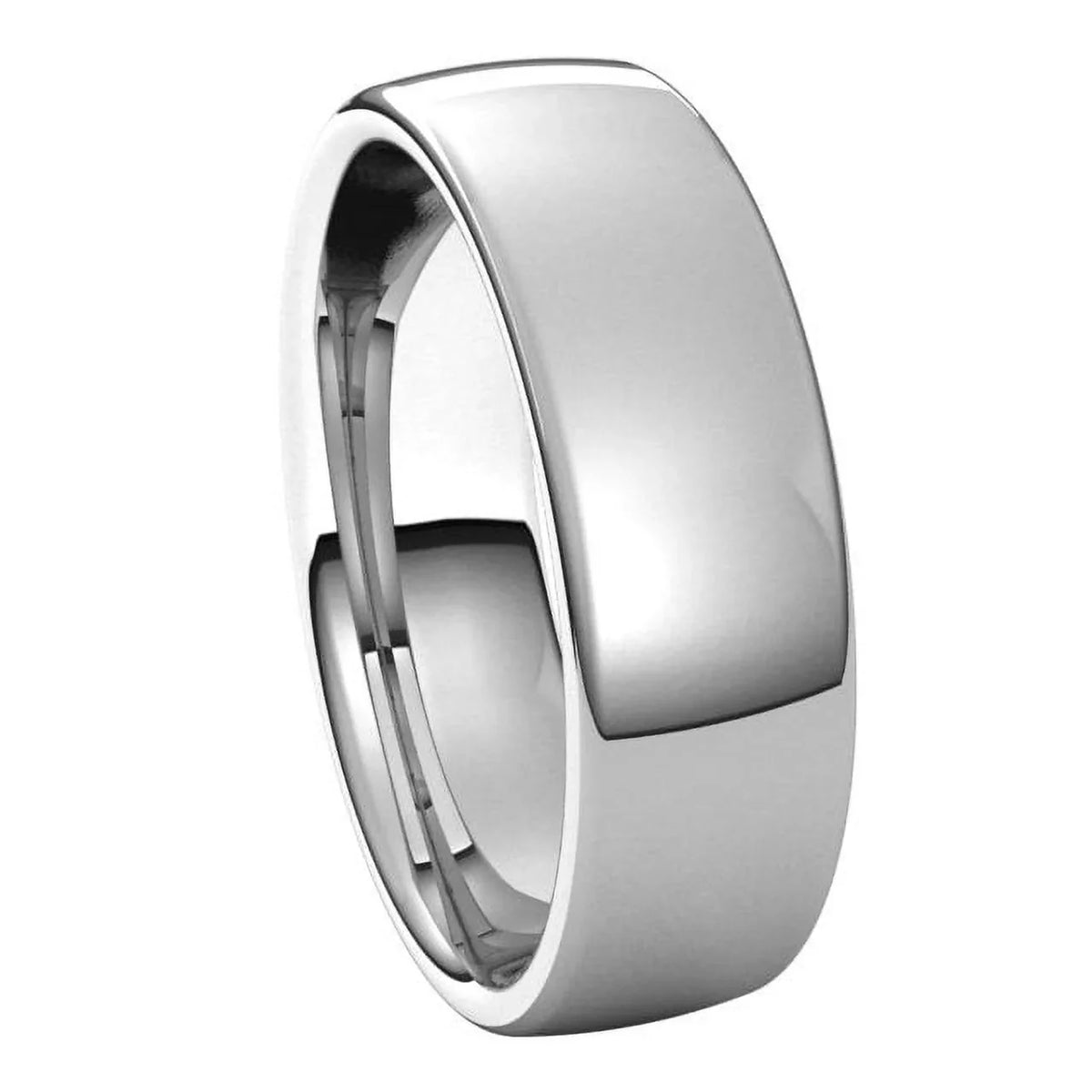 White 14K European 11 Band X1 6 mm dimension E11:1054:P