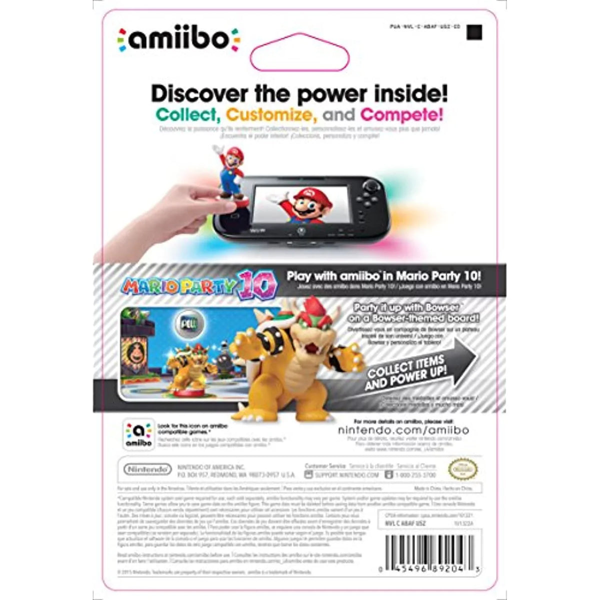Bros Amiibo Mario Bowser (Super Series)