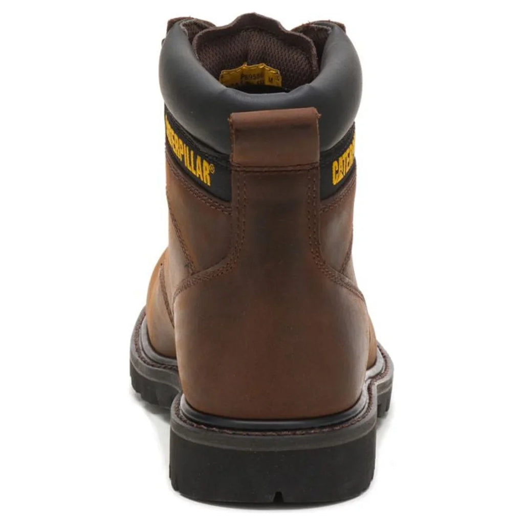 Men Caterpillar Work Brown Steel Toe Shift Boot Second Dark