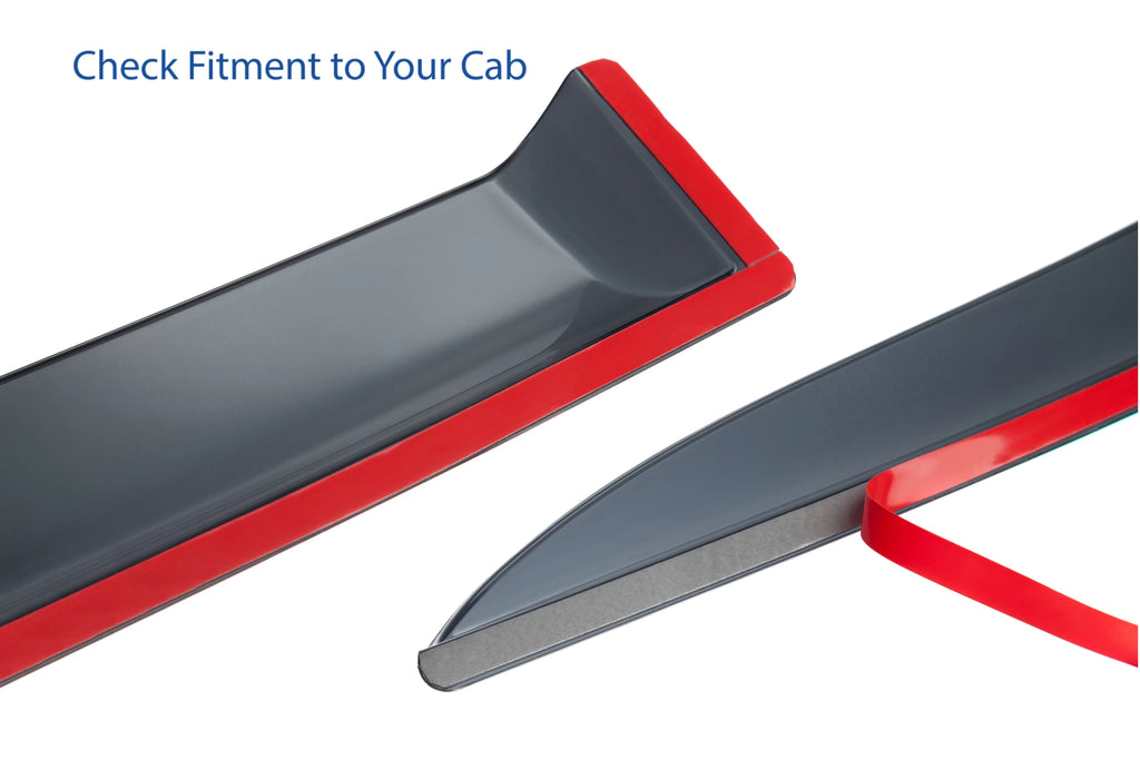 Window Car Rain 2014-2024, ProMaster 2 pcs Ram Vent Accessories, - Deflectors GY008711 Shatterproof Visors, for Visor, Window Goodyear Vent Guards, Deflector, Tape-on