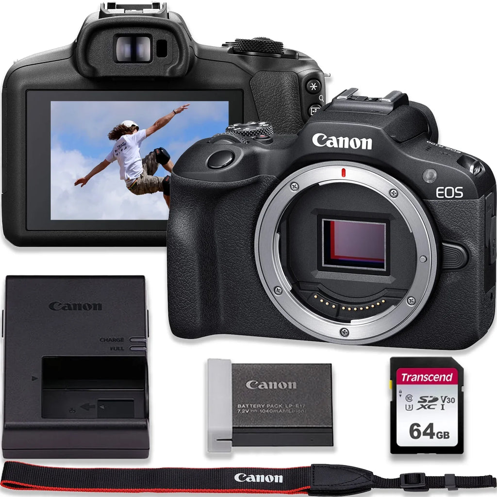Memory R100 Canon Transcend Recording Card Camera Video with 64GB Mirrorless EOS (BODY) 4K Fast