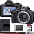Memory R100 Canon Transcend Recording Card Camera Video with 64GB Mirrorless EOS (BODY) 4K Fast