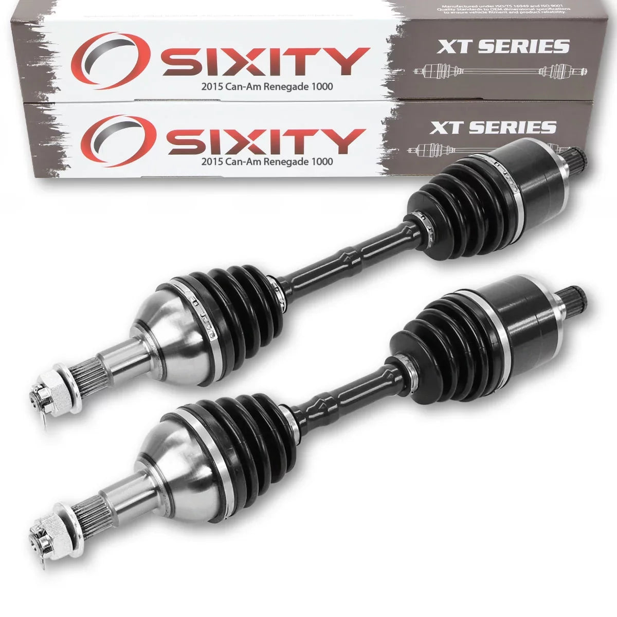 Left Rear Sixity 2015 Right Axle 2 compatible 1000 with EFI Can-Am - Renegade XT pc 4X4