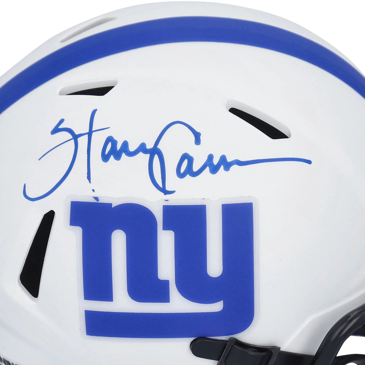 Harry Giants - Helmet Lunar Eclipse Authentic New Mini Autographed Alternate Riddell Speed Certified Fanatics York Carson