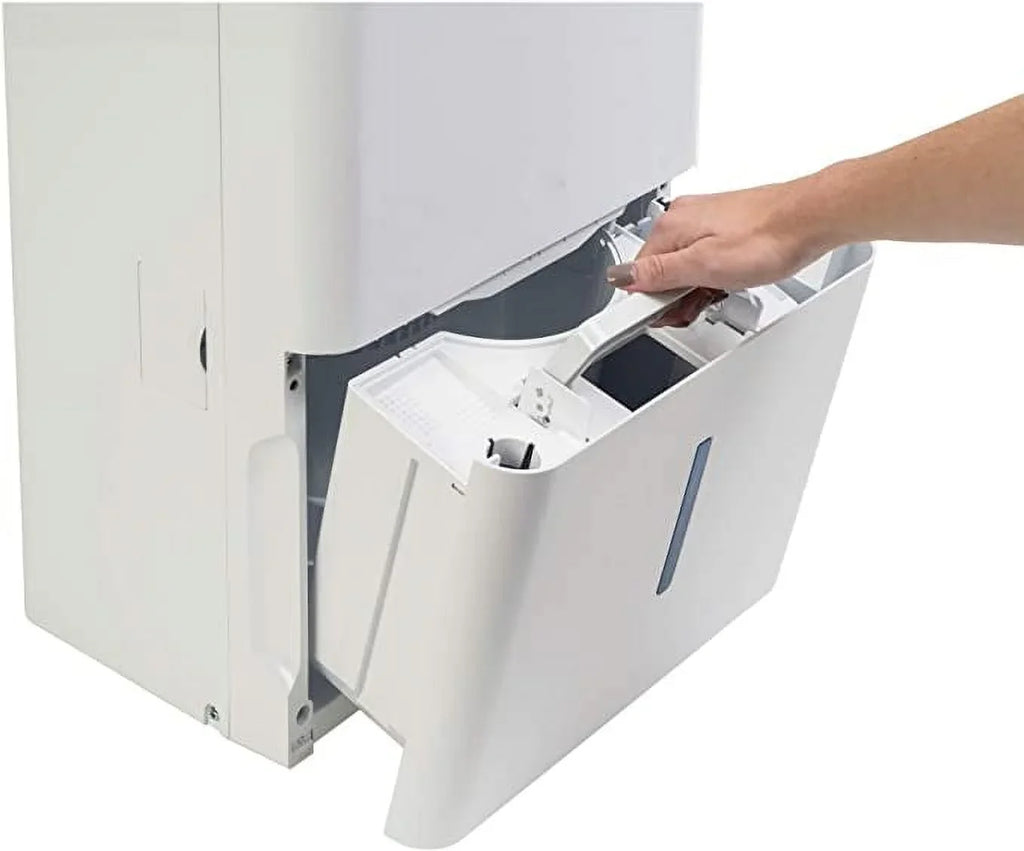 Portable Digital 3-Speed Dehumidifier LED Controls Haier 50-Pint