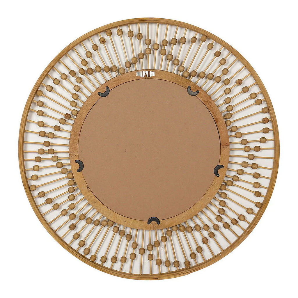 Mirror Round Wall Sahara Frame Sunbeam Bamboo Wide