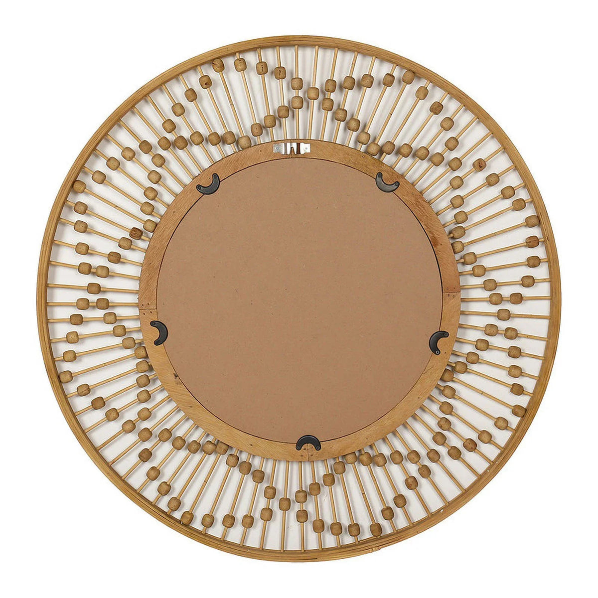 Mirror Round Wall Sahara Frame Sunbeam Bamboo Wide