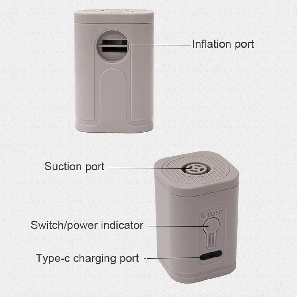 Cordless Inflator Portable Tickas Pump Dual-use exterior Electric Inflatable Mattress Inflator and Pump Multifunctional