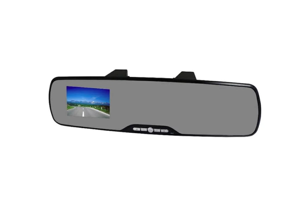 Recorder 1080P Super Wide Mirror D300 Rearview NighLCD Angle Infrared Driving