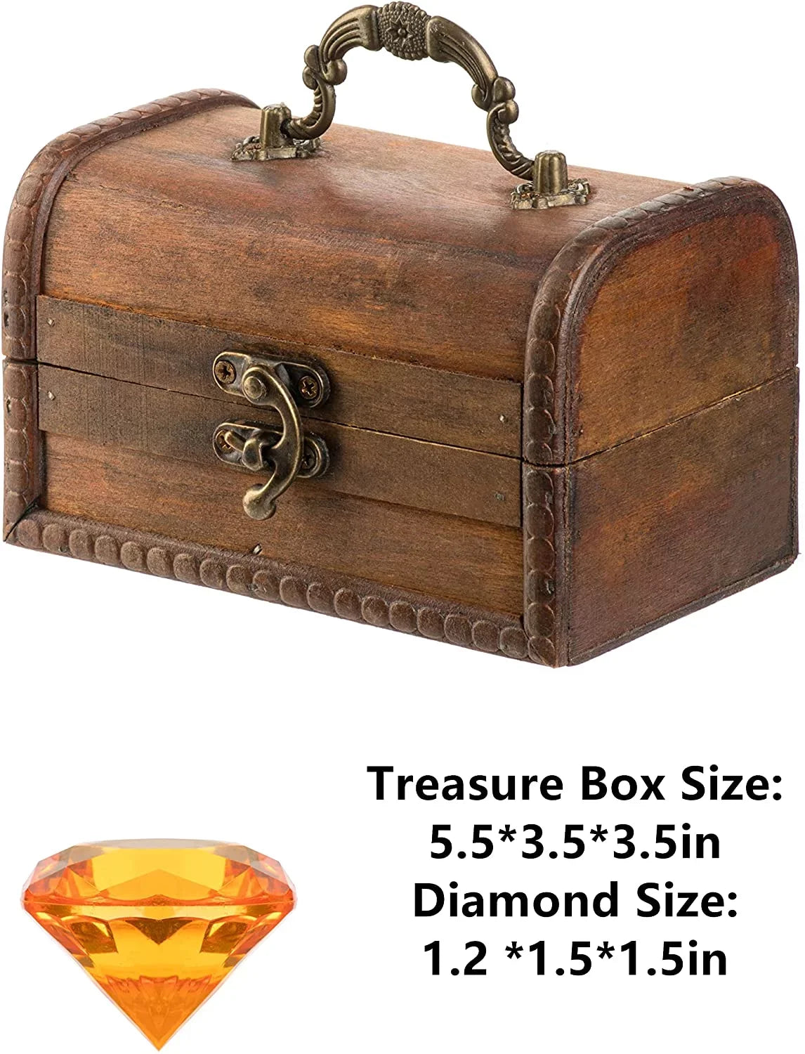 Toy Gem Diving Toy Colorful Toy Swimming Pool Diving Treasure Set Underwater PUBGAMER Training 15 Dive Gift Set Gem Box Diamond Big Big Pirate Throw Chest with