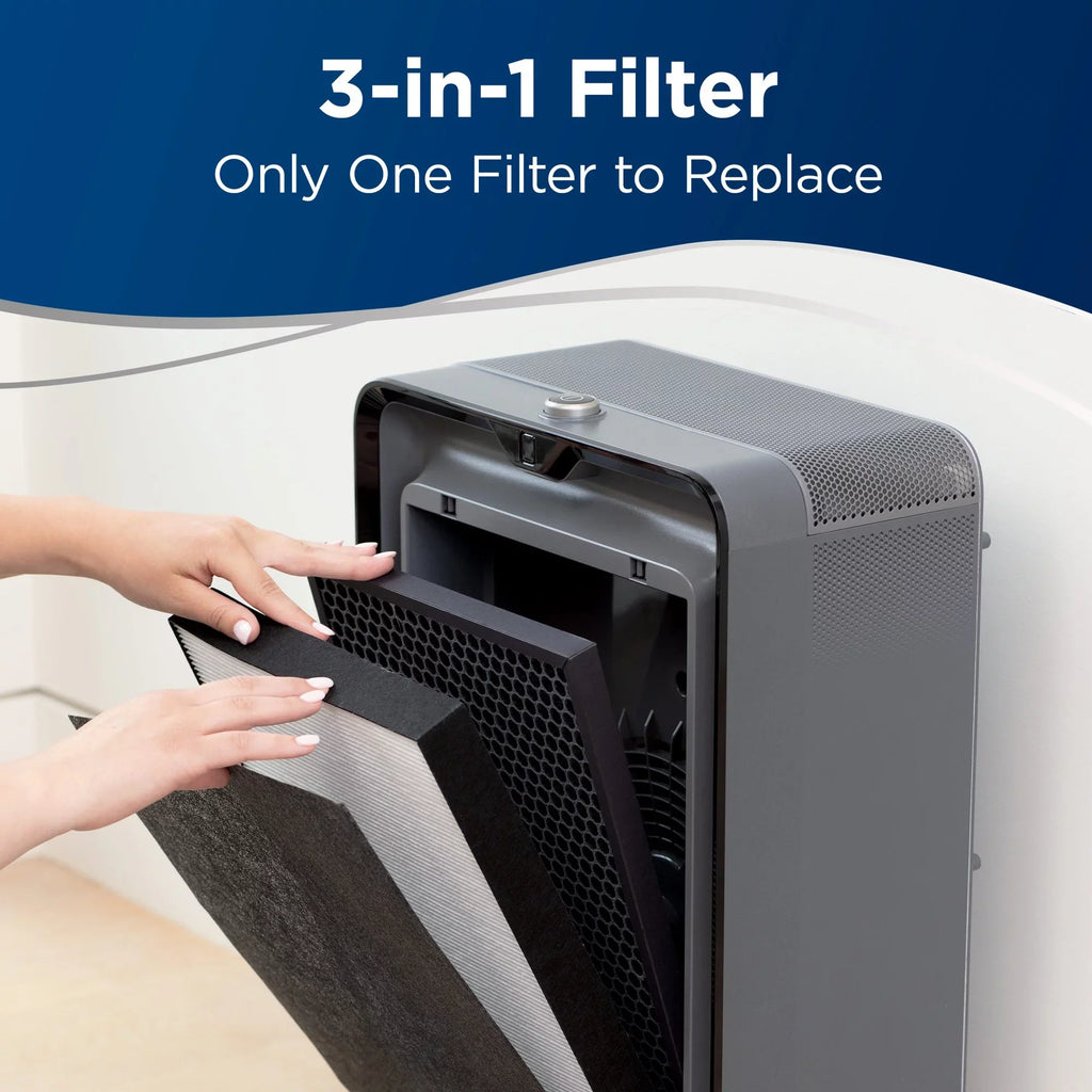 ft., for sq. 266 air200 up AeroFresh 3330W Air BISSELL to rooms Purifier
