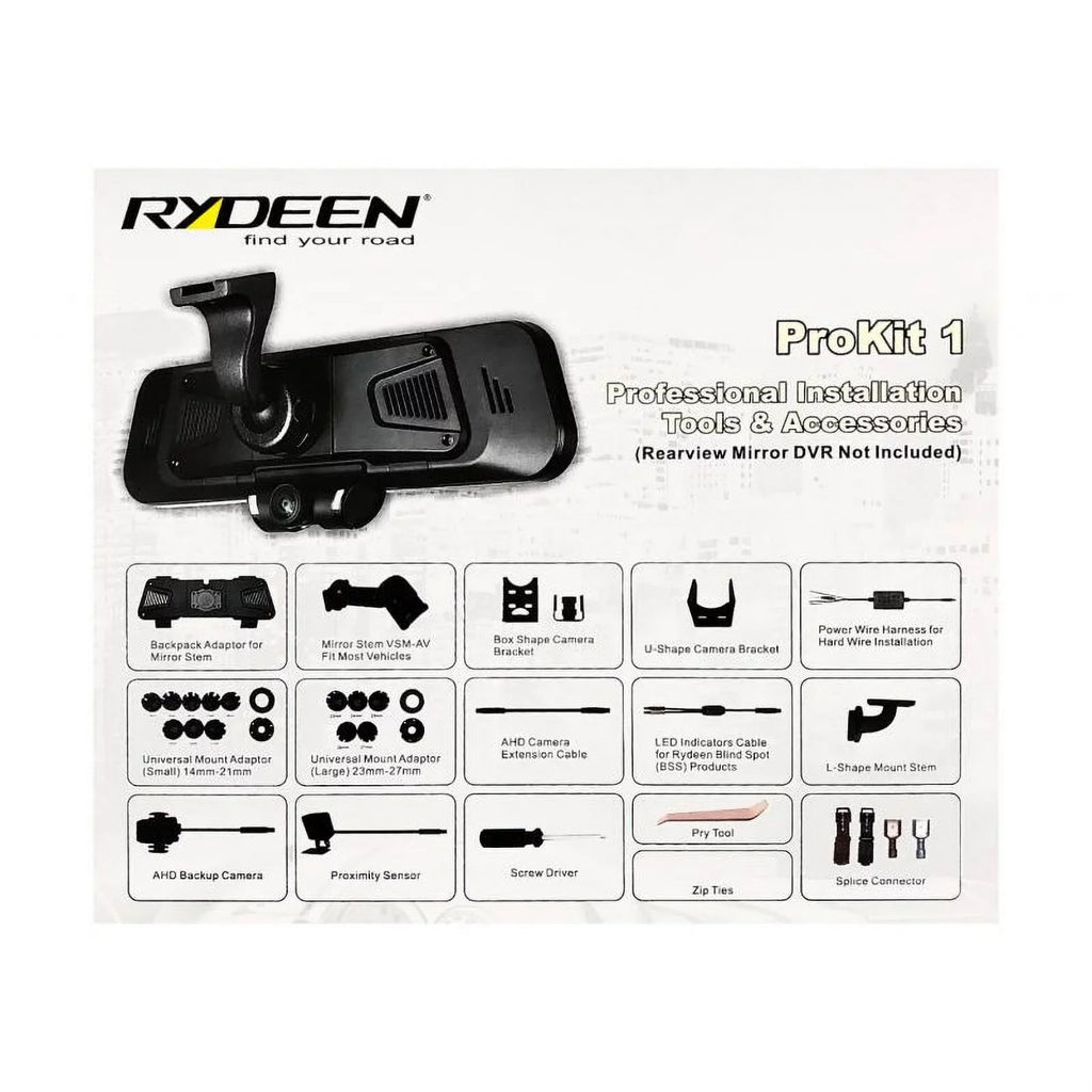 & Surround Accessory Rydeen View includes included) Package Camera Dash not 360 for 360 Professional BlindSpot PROKIT for Installation Indicators. Tools TOMBO 1 Cables (TOMBO