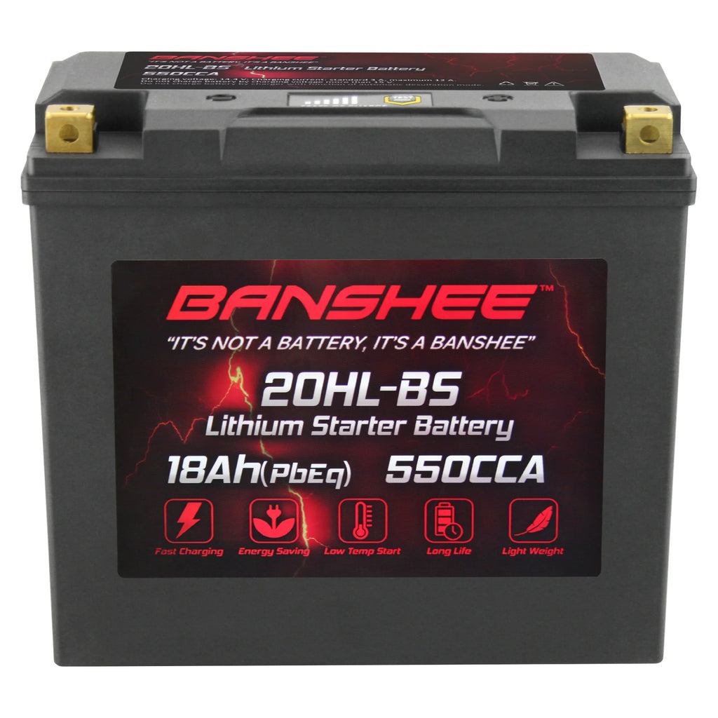 LiFePO4 2013 Renegade 800R Compatible Motorsports Battery CAN-AM to 2015 YTX20L-BS with Banshee