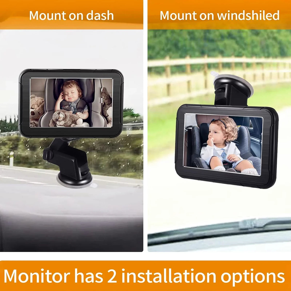 Night Wide Mirror Baby Car View Resolution 150° High Pinnaco Inch Camera Vision Invigilator Display 5