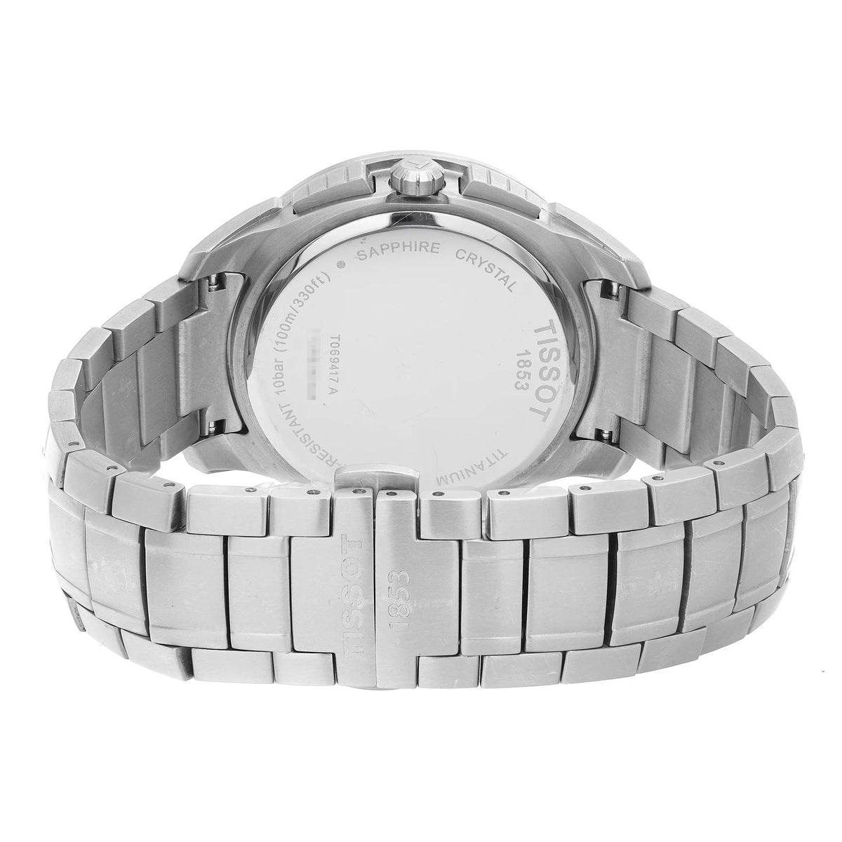 Blue Titanium Watch T069.417.44.041.00 Dial Quartz Tissot T-Sport Mens 43mm