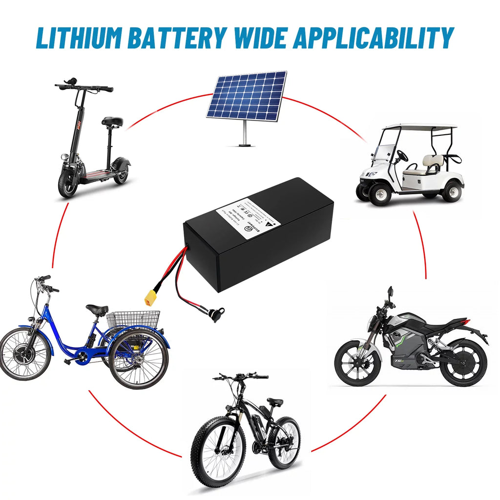 Battery Motor Electric 10Ah Bike Charger Ion Lithium Battery 36v for 3A Scooter Pack
