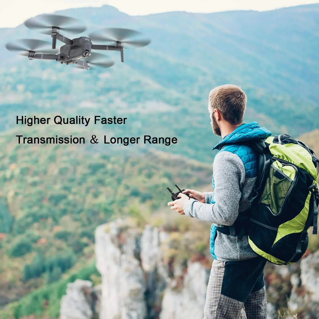 with with Motors, Drone 30 4K Me, Pro Waypoint Carrying GPS Camera Case FPV Compatible UHD Brushless RC for VR, F24 Time, Contixo with Quadcopter Adults, Foldable Camera Minutes Flight Follow