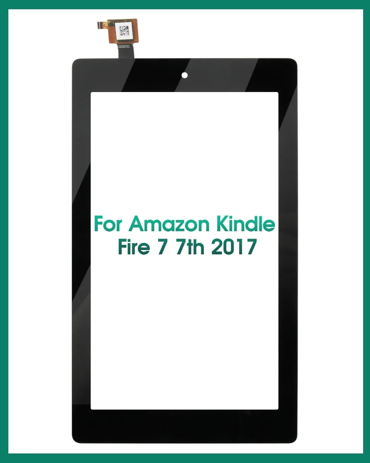 Kindle with Replacement for LCD, 7th for NO 7 Instructions(NOT Edition) 2017 Fire Part (7th Amazon 5th 2015 Touch Release SR043KL) Adhesive, NO Digitizer Screen Kids Gen, & Generation