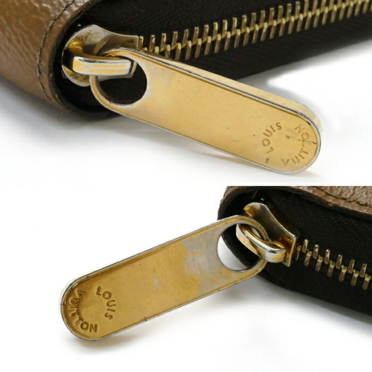 (Good) Monogram Round Long Wallet M69353 Giant Zippy Pre-Owned Zipper Unisex