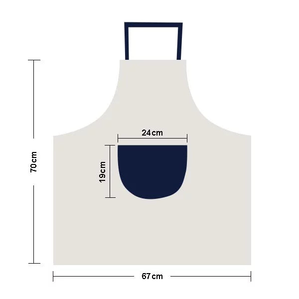 San Art Deco Adjustable Marino Bib Am Linen Kitchen Fashion Cotton I BBQ Pinafore Apron Pocket From