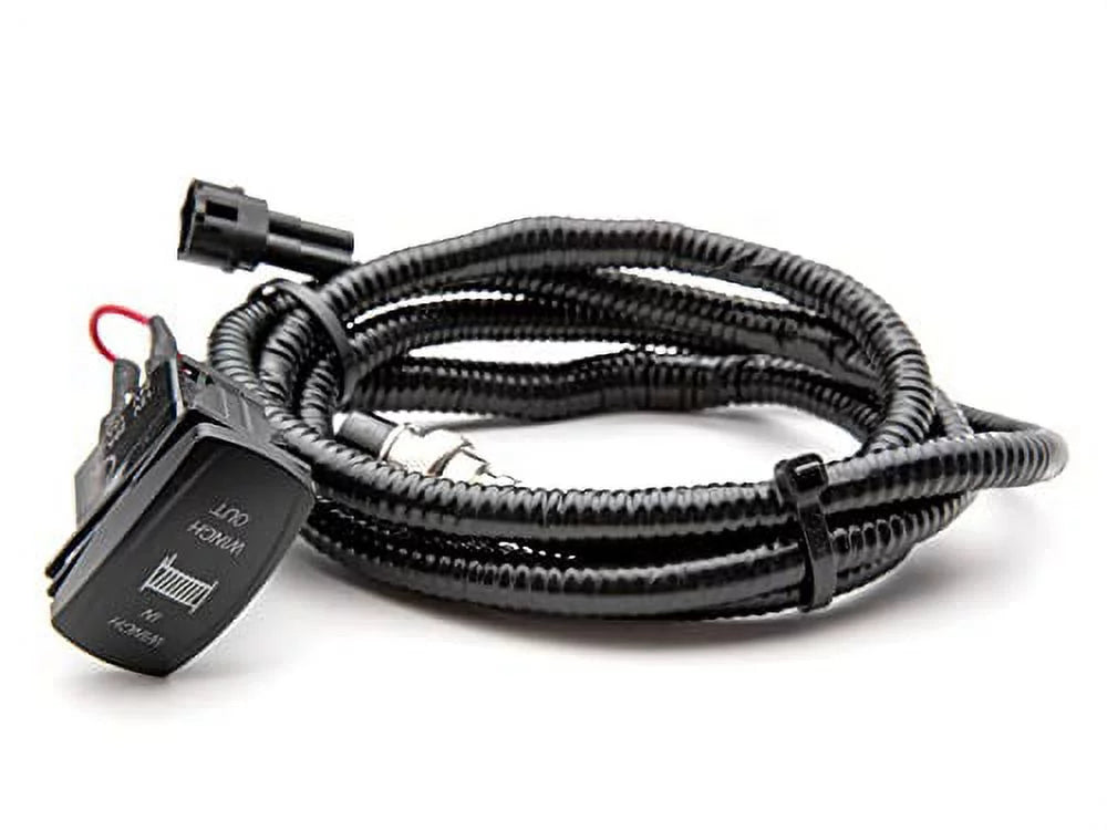 Compatible Ratio|QWM-Y-RMAX-4500 Gear Wired|50 Winch|1.3 with Wolverine Foot 4|Ready|Fit Range|3/16" Remote Steel|166:1 and 4500 HP / RMAX Winch RMAX Motor|Preassembled 2 2021+ SuperATV LB Yamaha
