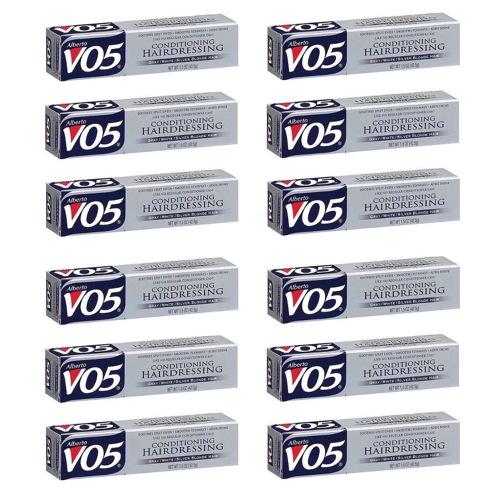 of Blonde VO5 Alberto Conditioning Gray/White/Silver Hair (Pack 12) Hairdressing