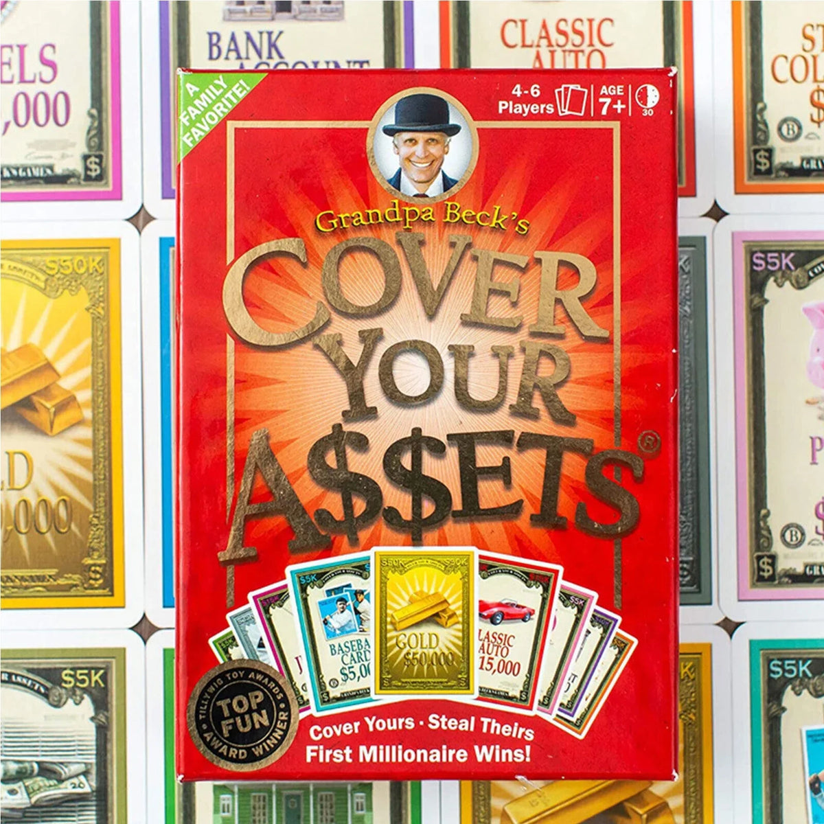 Cover Set Card Family-Friendly Collecting Assets Toy Your Grandpa Becks Fun Game
